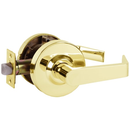 Arrow Lock Grade 2 Cylindrical Latch, Passage Function, Non-keyed, Sierra Lever, 3-11/32-in Rose Diameter, Remo MLX01-SR-03